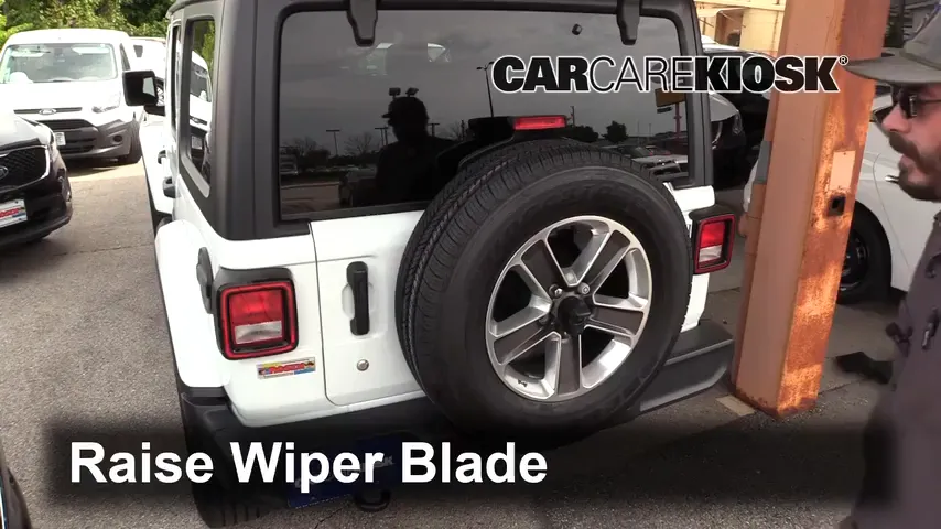 2018 Jeep Wrangler Unlimited Sport 3.6L V6 Windshield Wiper Blade (Rear)